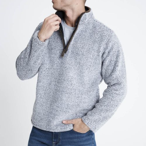 Raphael Velencino Bergen Fleece Light Navy Size L